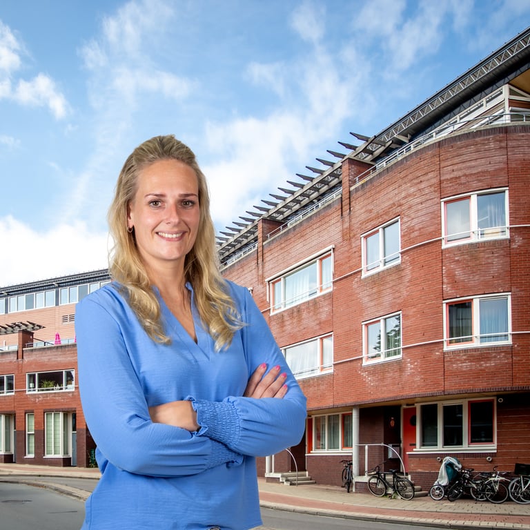 Sietske draagt bij aan wooncomfort voor iedereen background
